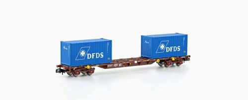 MF-Train MF33447 Containerwagen Sgns  DSB, Ep.IV